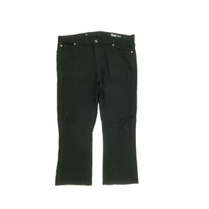 GAP Black Crop Kick Jeans